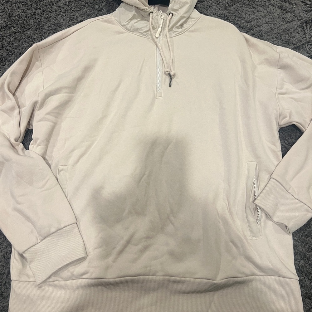 Old Navy Beige Zip-Up Hoodie